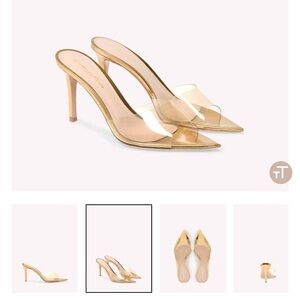 Gianvito Rossi Elle 85 Mule Heels